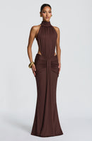 Siesina Backless Maxi Dress