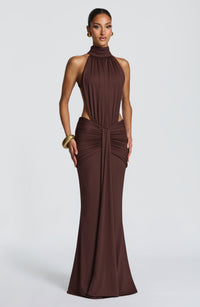 Siesina Backless Maxi Dress