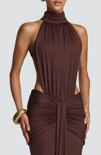 Siesina Backless Maxi Dress