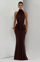 Siesina Backless Maxi Dress