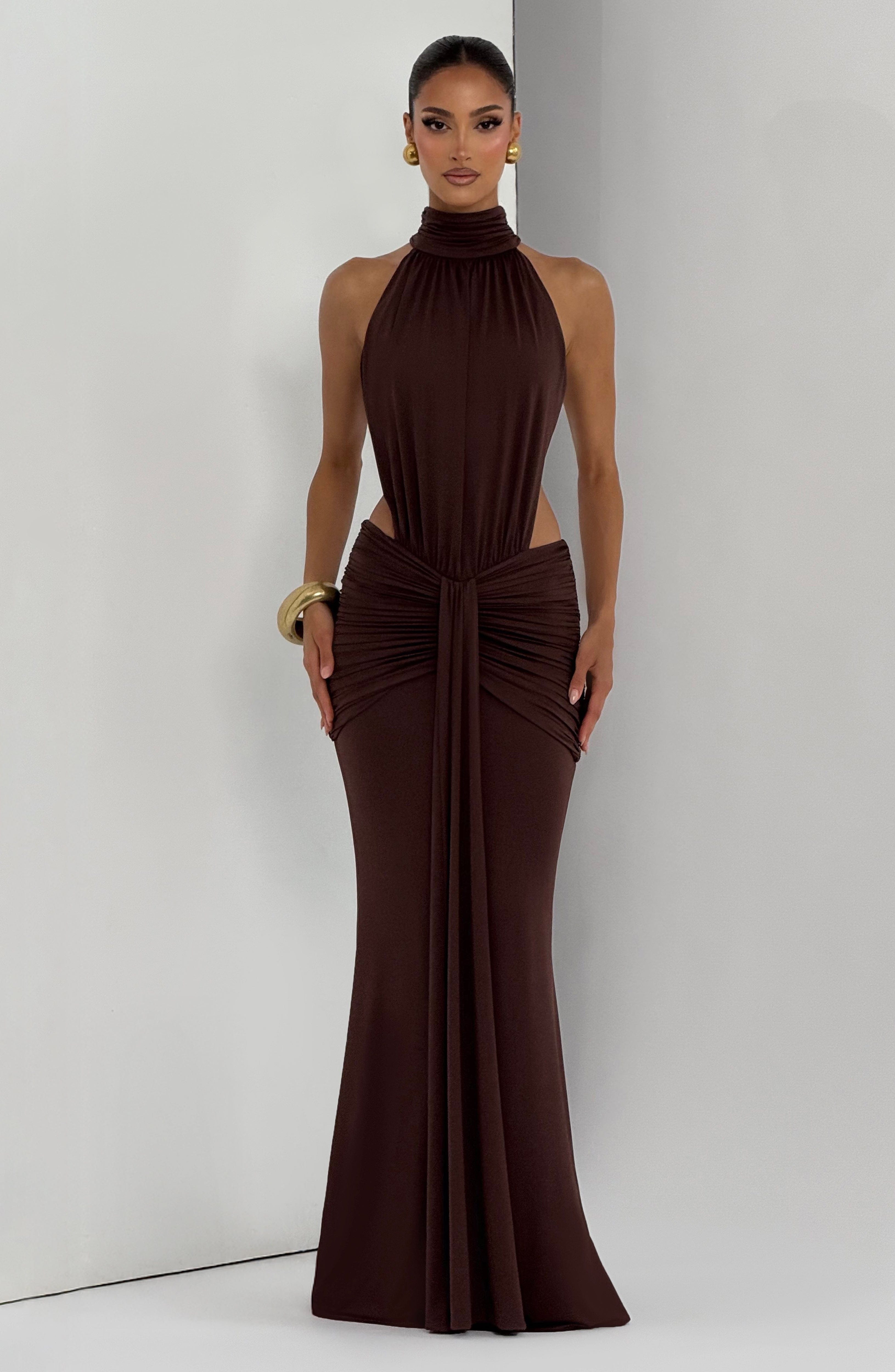 Siesina Backless Maxi Dress