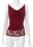 Virela Twist Knot Convertible Lace Bardot Top