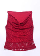 Virela Twist Knot Convertible Lace Bardot Top