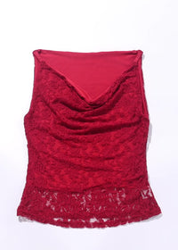 Virela Twist Knot Convertible Lace Bardot Top