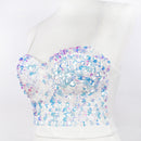 Eliza Sequin Crop Top
