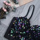 Eliza Sequin Crop Top