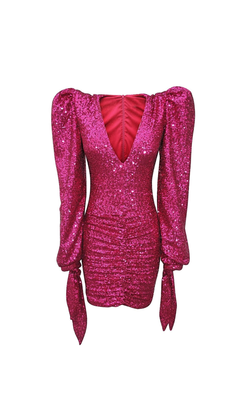 Tannen Sequin Mini Dress In Pink