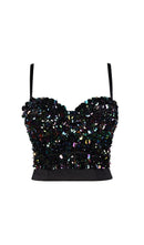 Eliza Sequin Crop Top