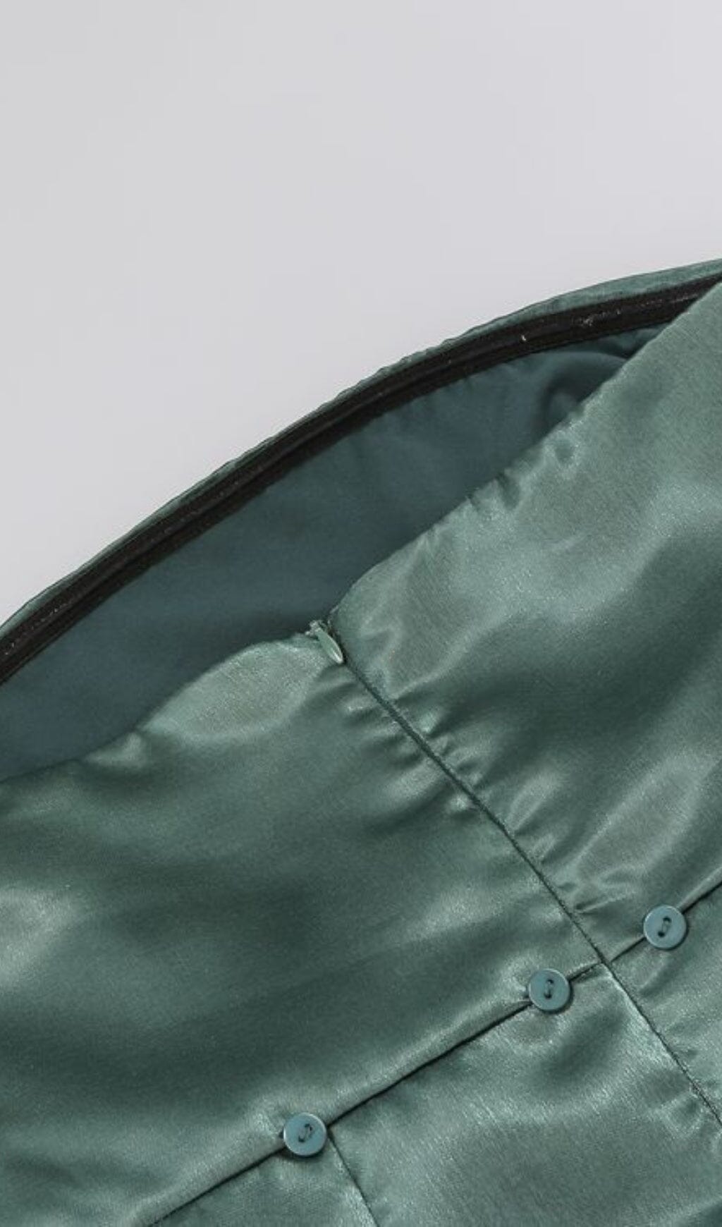 Kidia Strapless Bowknot Mini Dress In Green