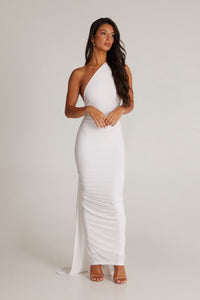 Garze Backless Maxi Dress In White