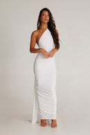Garze Backless Maxi Dress In White
