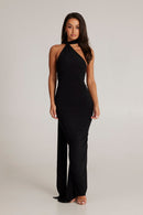 Garze Backless Maxi Dress In Black