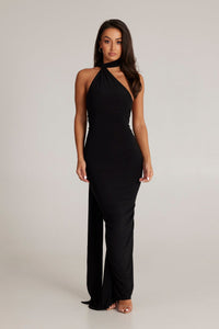 Garze Backless Maxi Dress In Black