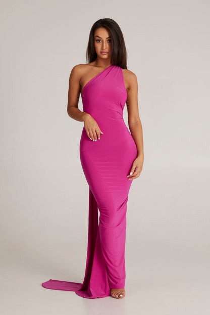 Garze Backless Maxi Dress In Pink