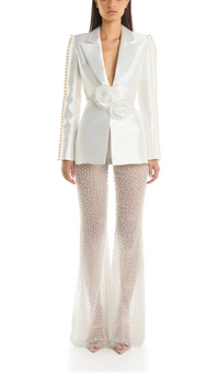 Mio Hollow Tight Trousers Two-Piece Set