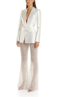 Mio Hollow Tight Trousers Two-Piece Set