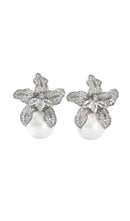Amara Silver Pearl Earrings