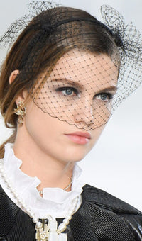 Alyssa Mesh Net Veil Headband