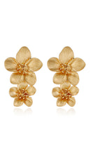 Sandra Double Flower Earrings