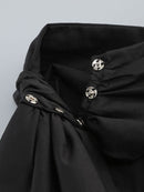 Hanne Crossover-Neck Mini Dress