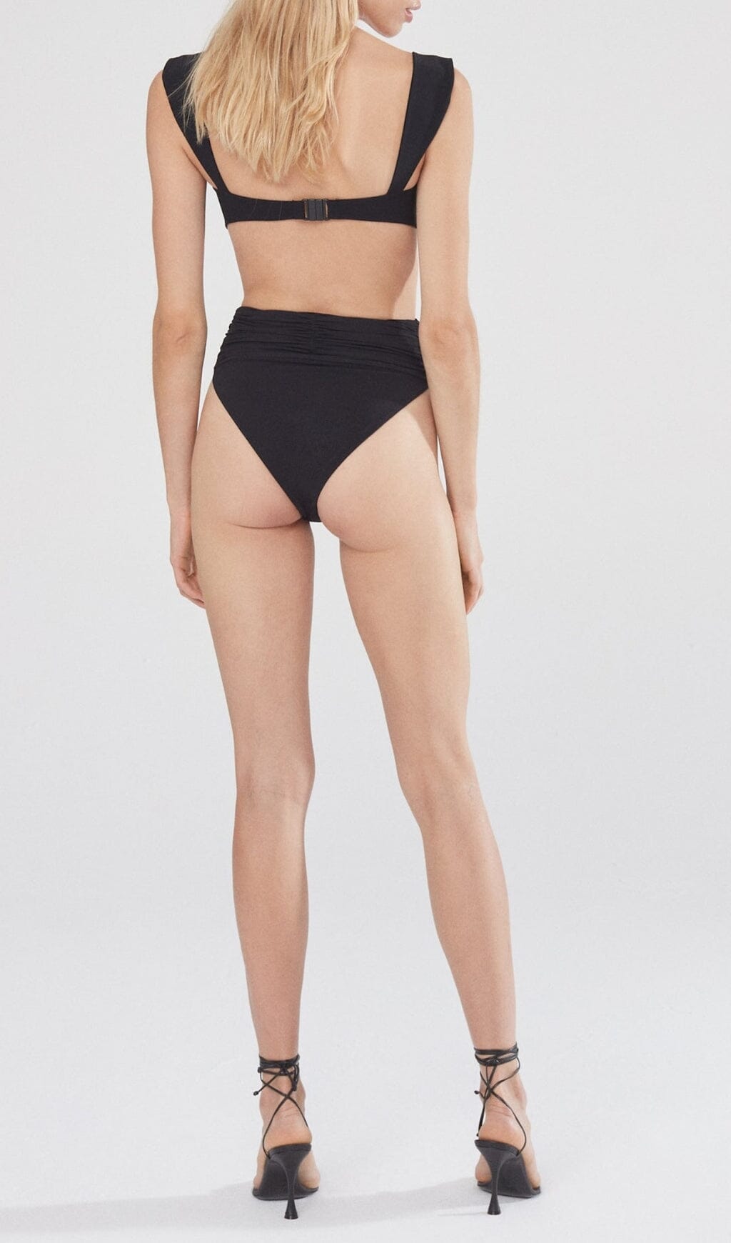 Bryony Rose Embellished Bikini Suit In Black