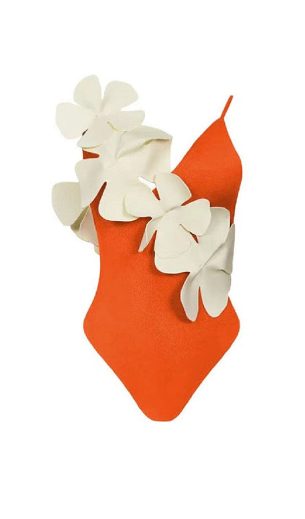 Afra Backless One Piece Swimsuit In Orange
