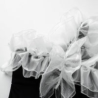 Shenali Ruffle Stitching One Piece Swimsuit