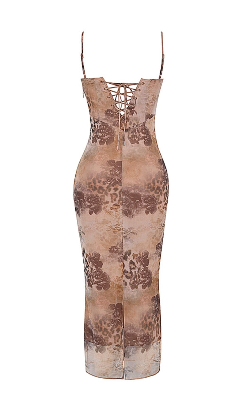 Kinsley Cream Floral Print Maxi Dress