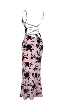 Cleon Backless Maxi Dress In Pink