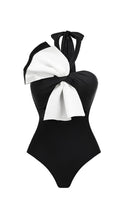 Yendri ruffle Color Block One Piece Swimsuit