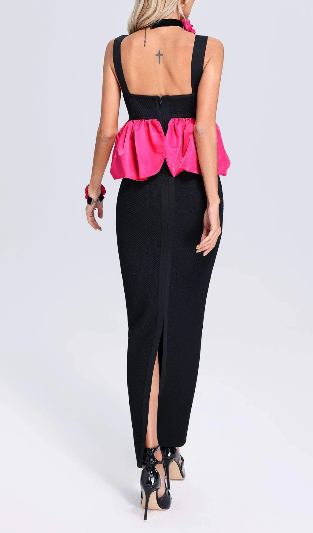 Else Halter Bandage Maxi Dress