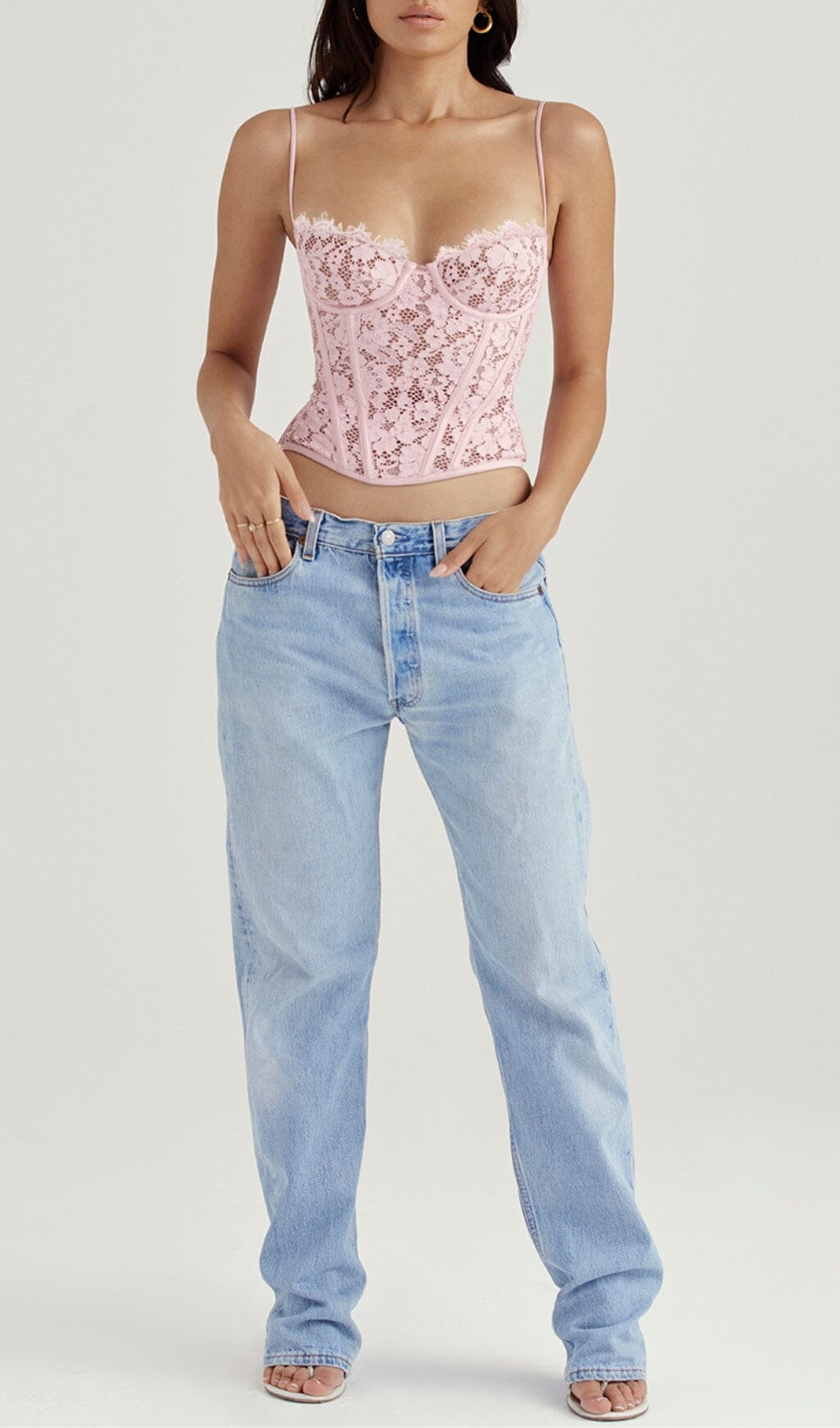 Danaz Rose Lace Underwired Corset