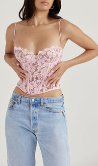 Danaz Rose Lace Underwired Corset