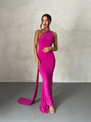 Garze Backless Maxi Dress In Pink