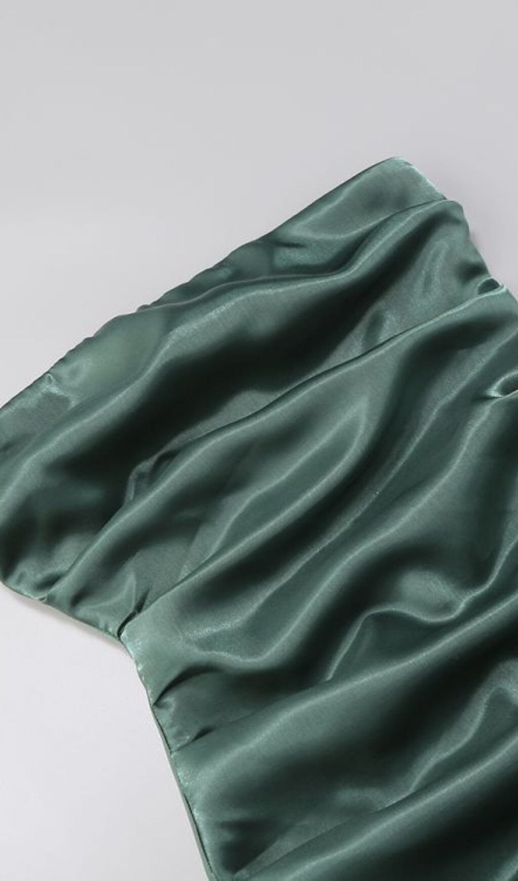 Kidia Strapless Bowknot Mini Dress In Green