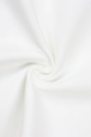 Clara White Long Sleeve Midi Work Dress