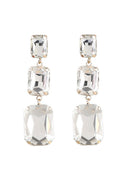 Adalyn Crystal Gem Drap Earrings