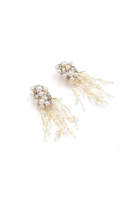 Melanie Crystal Tassel Earrings