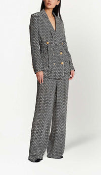 Urja Belted Double-Breasted Blazer