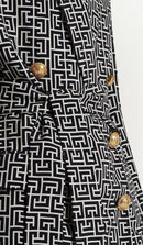 Urja Belted Double-Breasted Blazer