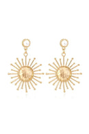 Tigerlily Pearl Sun Earrings