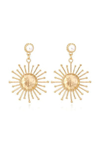 Tigerlily Pearl Sun Earrings
