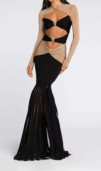 Braya Embellished Cutout Maxi Dress