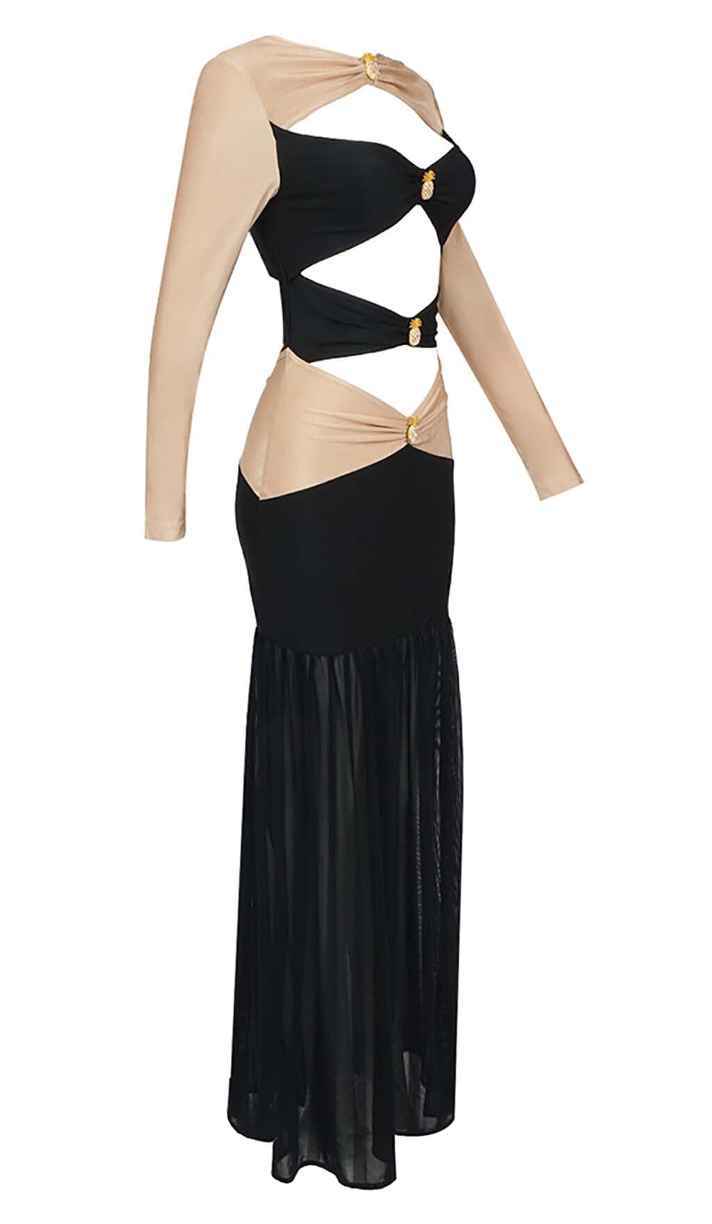 Braya Embellished Cutout Maxi Dress