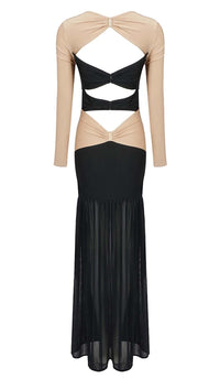 Braya Embellished Cutout Maxi Dress