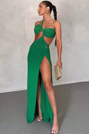 Anita Green Backless Maxi Dress