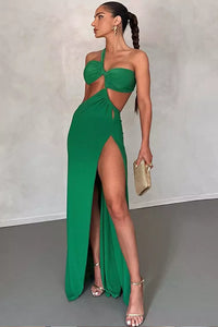 Anita Green Backless Maxi Dress