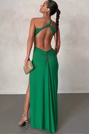 Anita Green Backless Maxi Dress