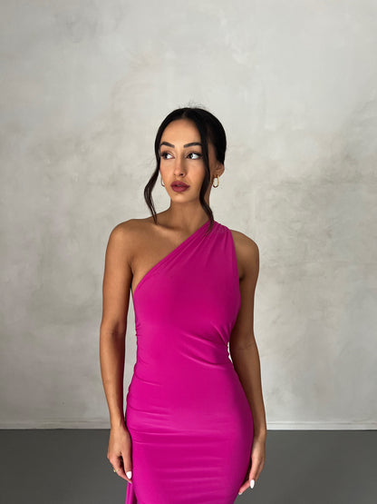 Garze Backless Maxi Dress In Pink