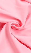 Lalioa Flower-Embellished Ruched Mini Dress In Pink